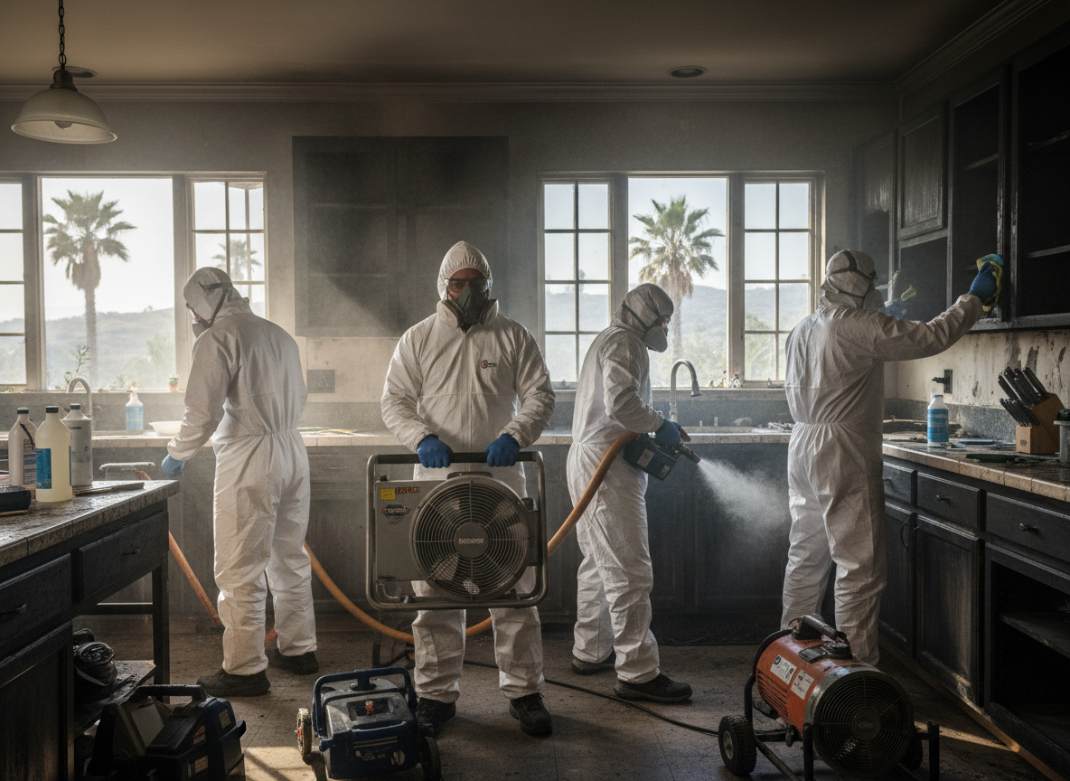 How to Remove Smoke Odor from San Luis Rey Homes After a Kitchen Fire