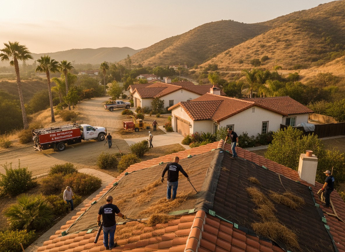 Preparing San Luis Rey Properties for Santa Ana Wind Season