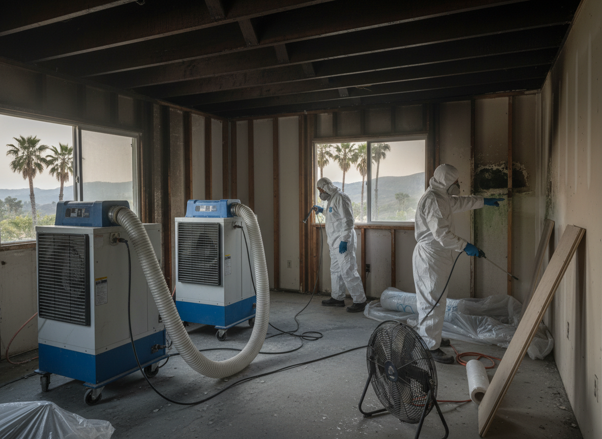 Preventing Mold After Fire Damage in San Luis Rey Homes