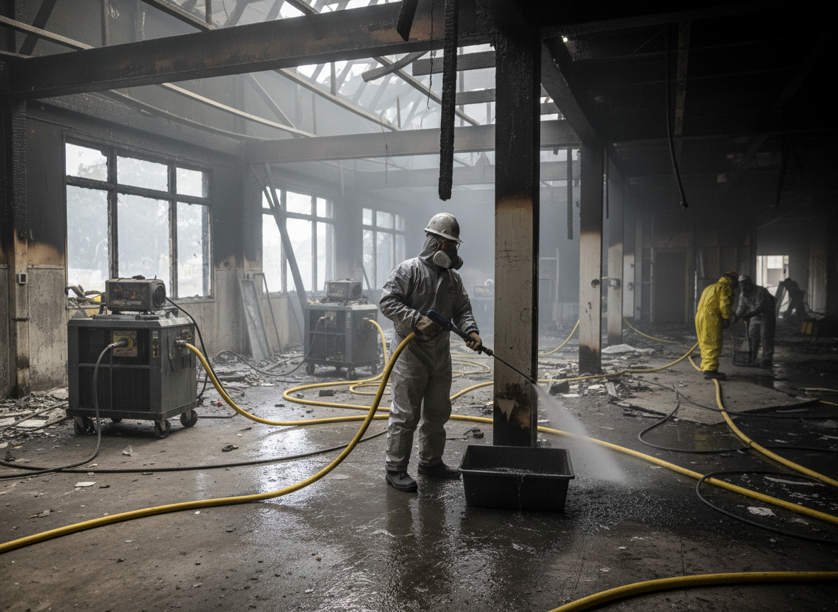 Commercial Fire Restoration in San Luis Rey, CA