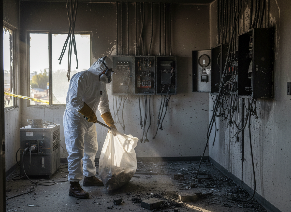 Electrical Fire Cleanup in San Luis Rey, CA