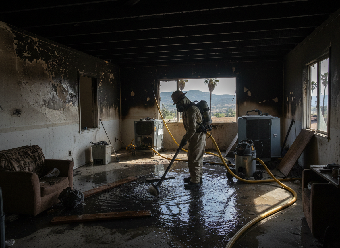 Fire and Flood Restoration in San Luis Rey, CA